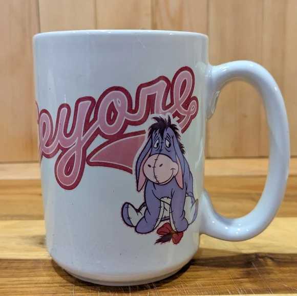 Disney Eeyore Mug with Pink Accents - Picture 1 of 6